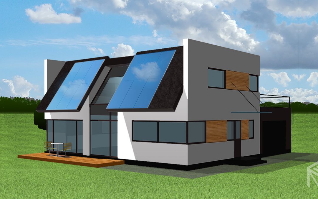 Straipsnis apie ekologiškų namų projektavimą „Mano namai” žurnale